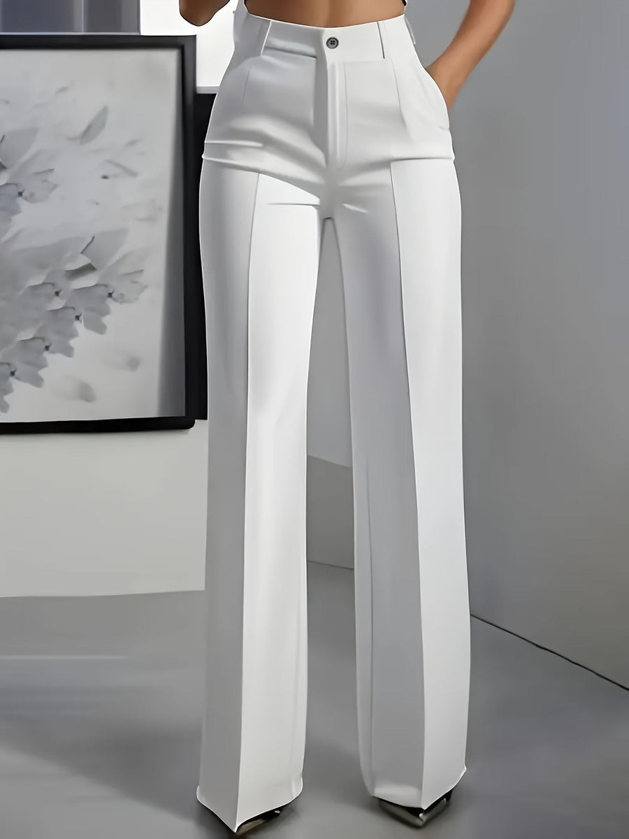 Adelynn | Effortless High Waist Stretch Pants