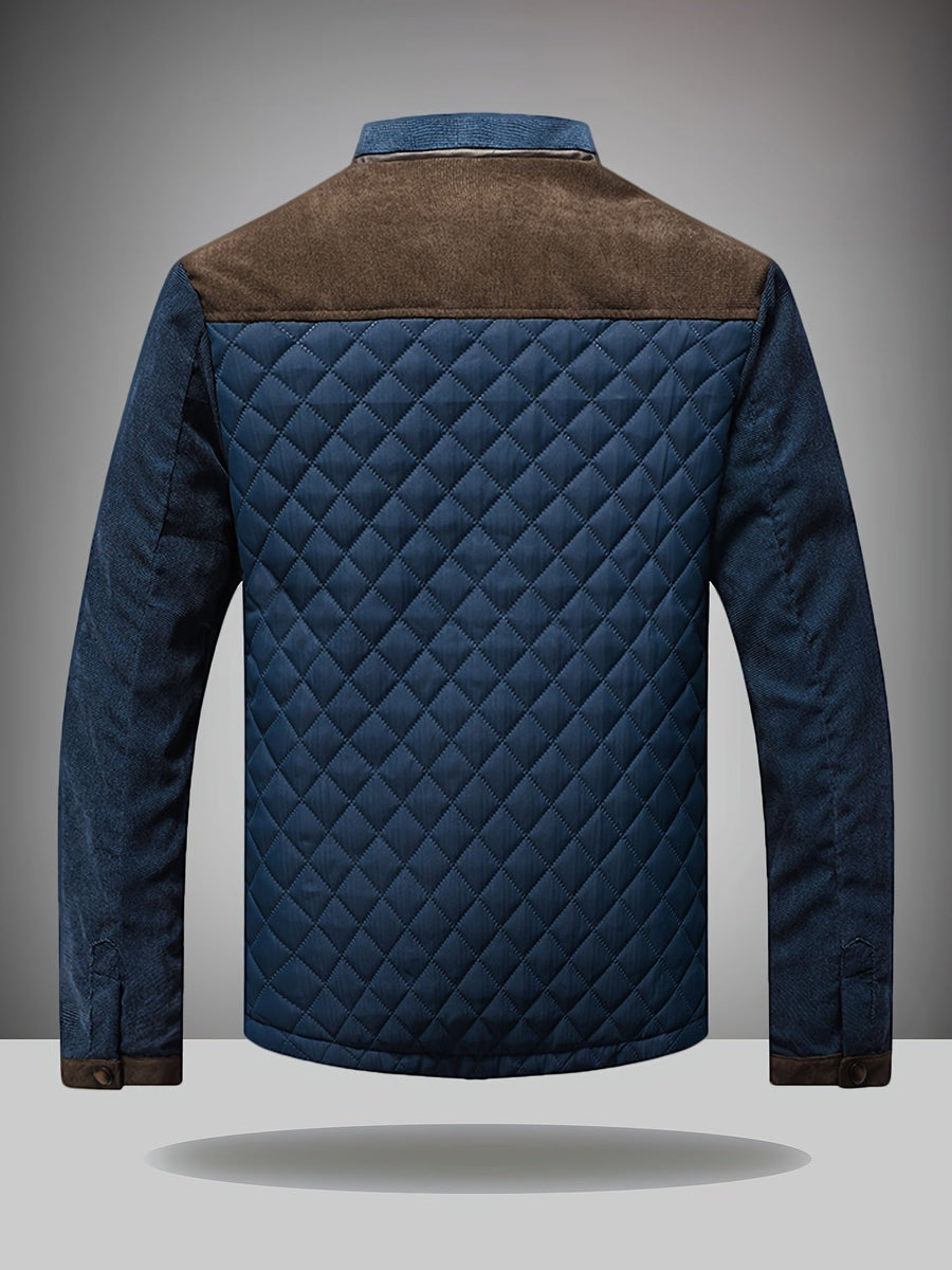 James | Quilted Stand Collar Jacket