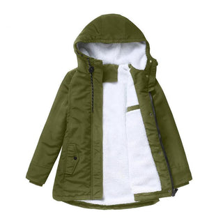 Elowyn | Hooded Zip-Front Parka Coat