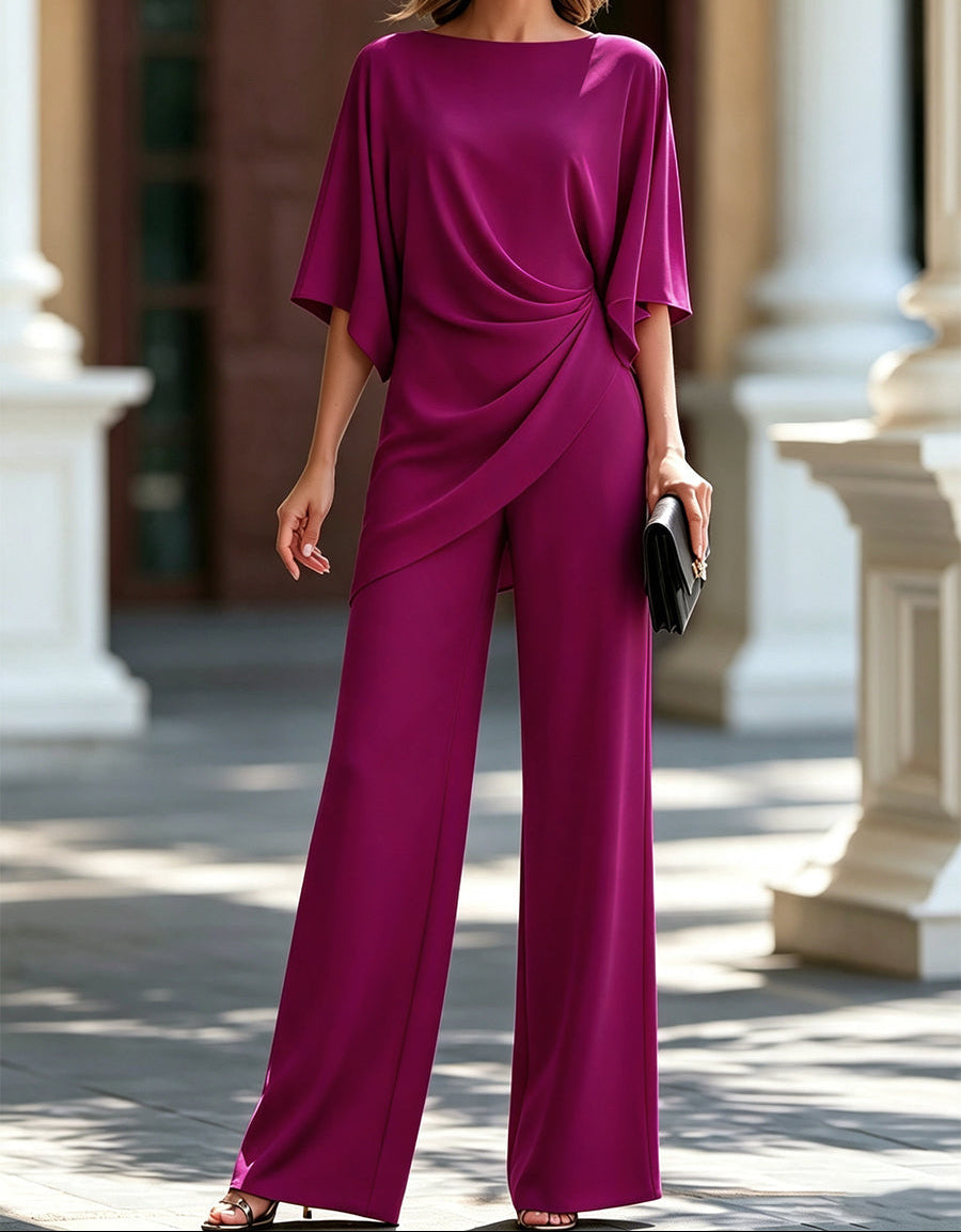Lorna | Draped Waist Two-Piece Set