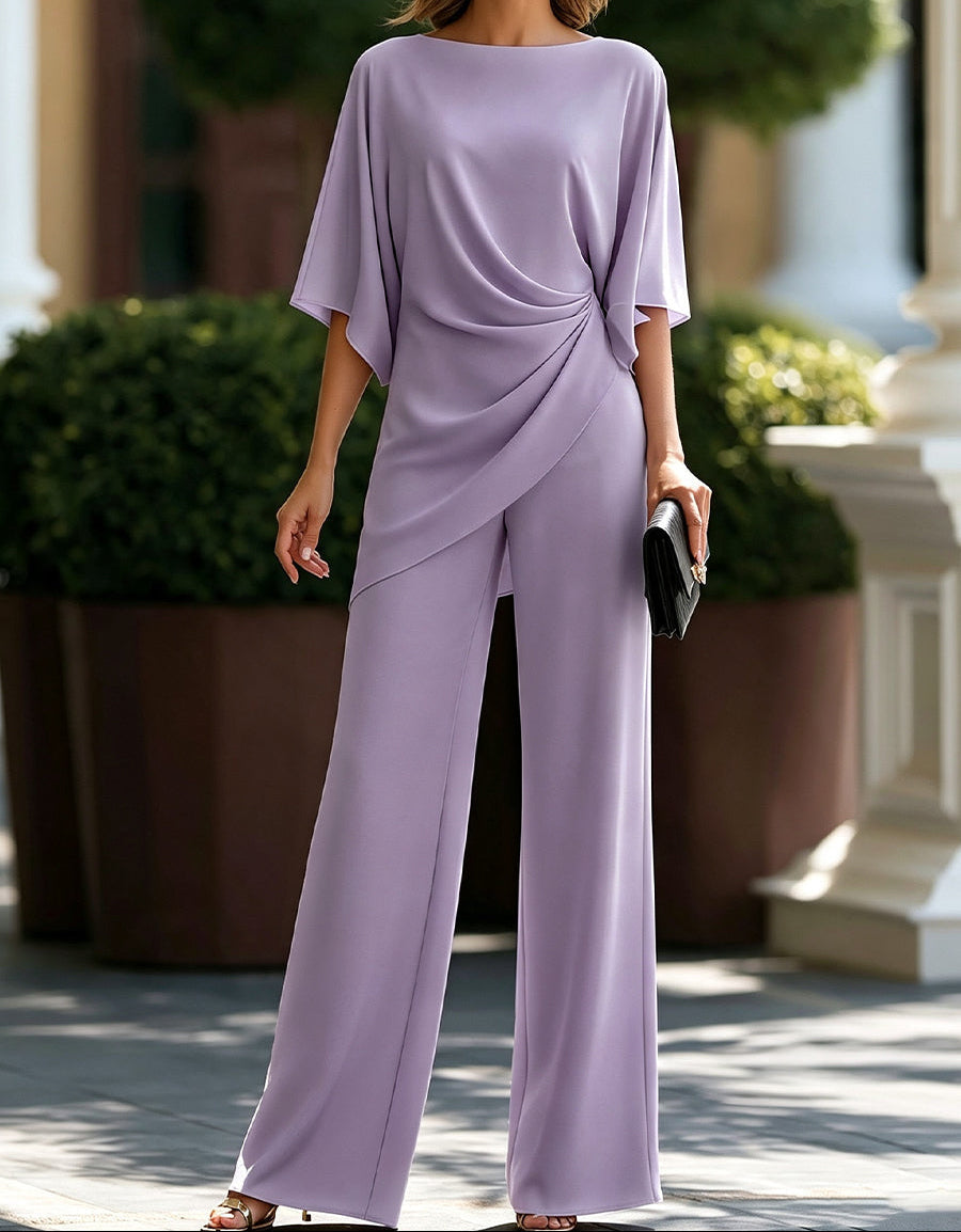 Lorna | Draped Waist Two-Piece Set