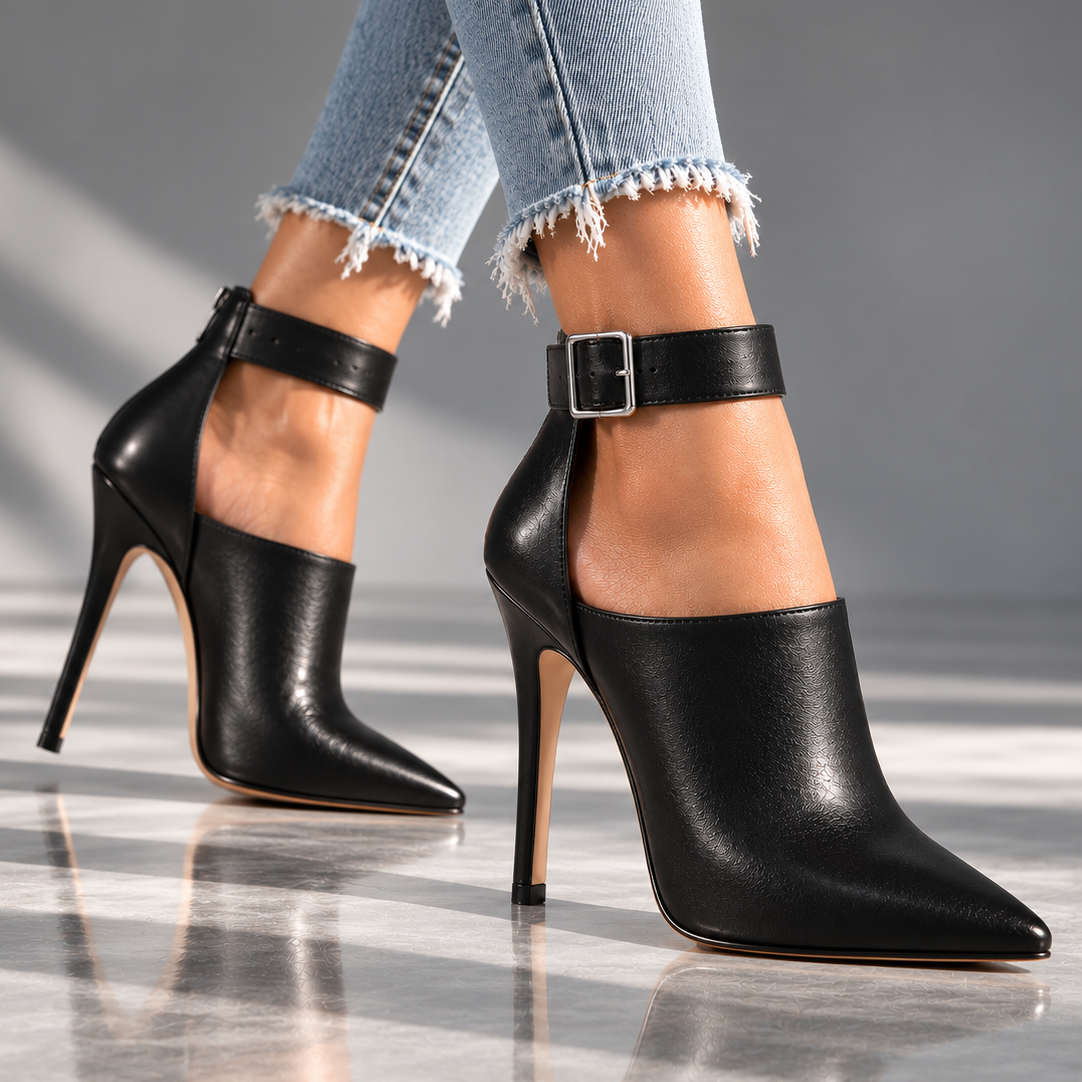Maureen | Ankle Strap Heels