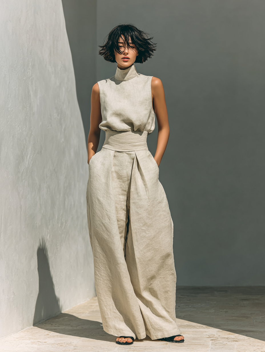 Elaran | Perfectly Fitted Minimalist Tank & Pants Set