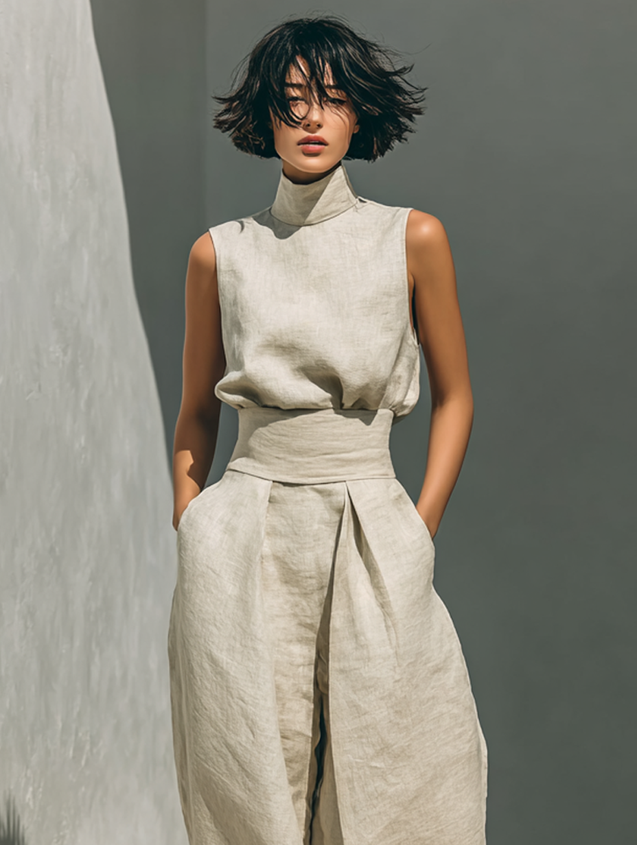 Elaran | Perfectly Fitted Minimalist Tank & Pants Set