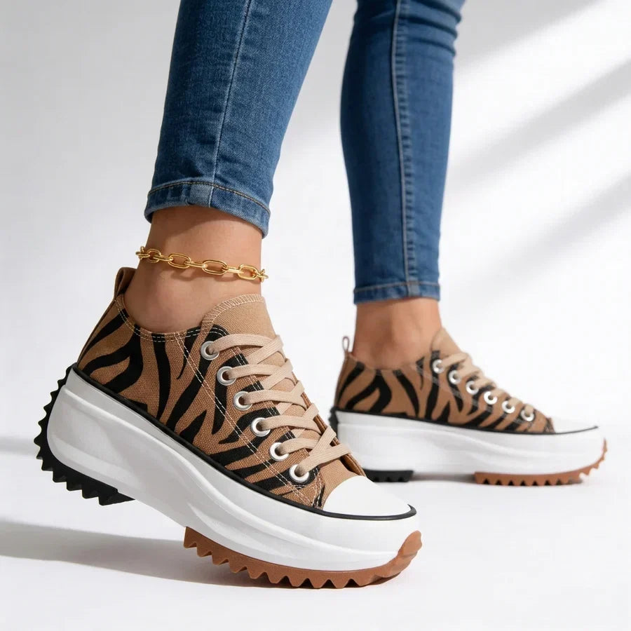 Solene | Platform Lace-Up Sneakers