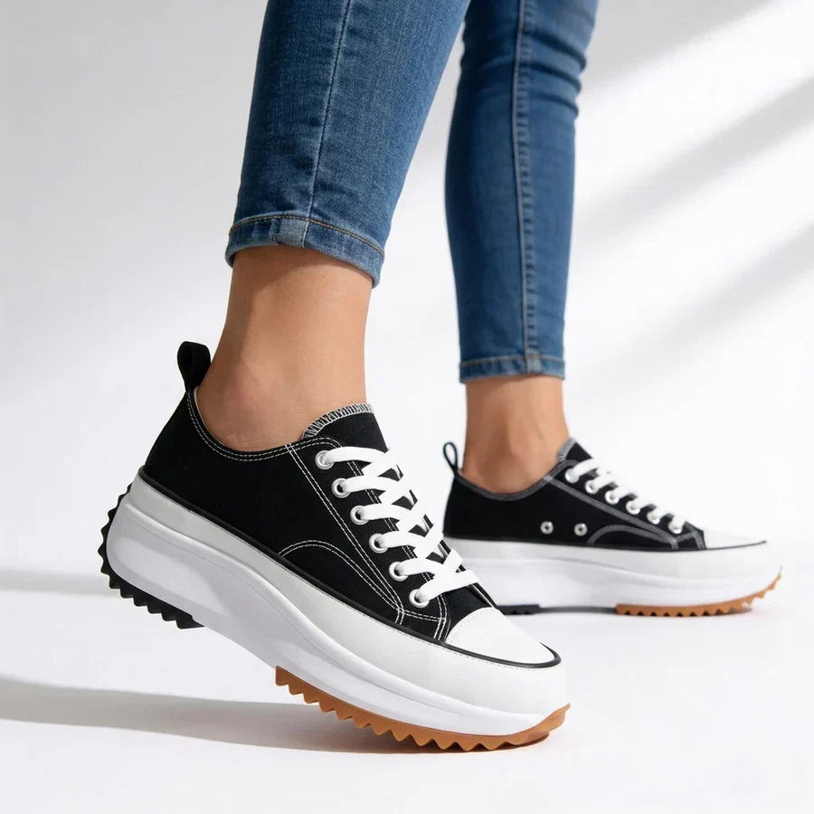 Solene | Platform Lace-Up Sneakers
