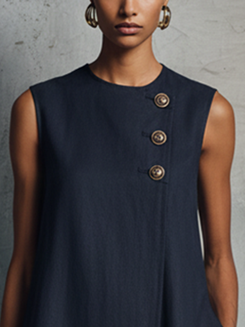 Aubrey | Effortless Asymmetric Mini Dress