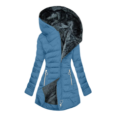 Mirena | Hooded Quilted Long Winter Coat
