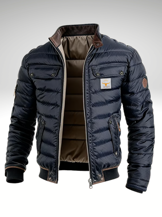 Thierry | Contrast-Collar Vintage Jacket
