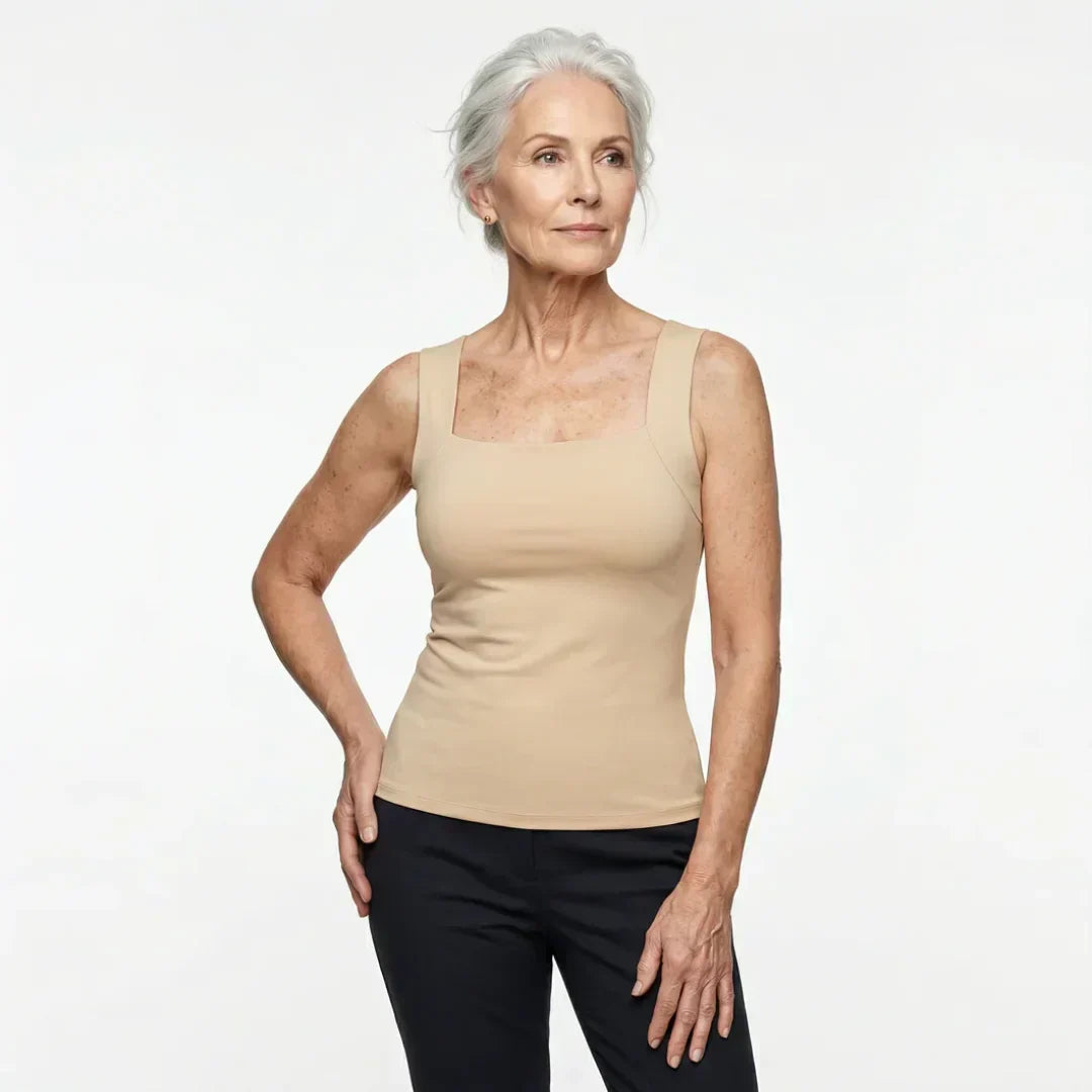 Roxanne | Built In Comfort Bra Tank Top