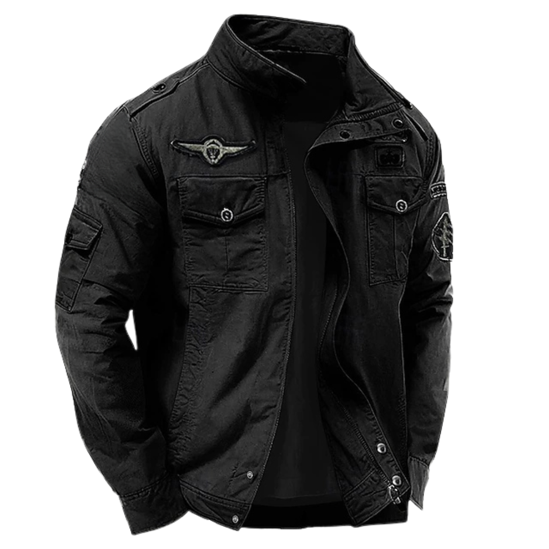 Gideon | Stand-Collar Utility Jacket