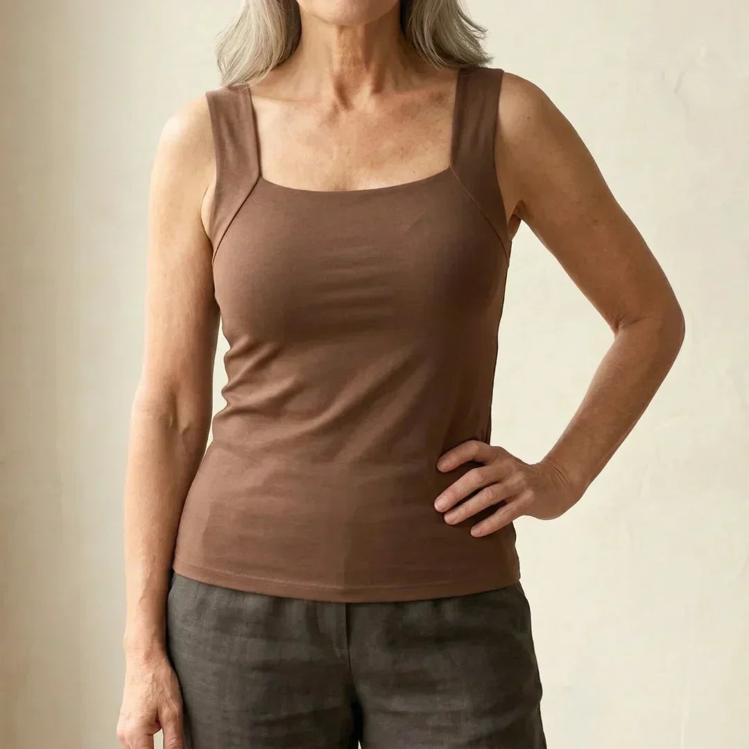Roxanne | Built In Comfort Bra Tank Top