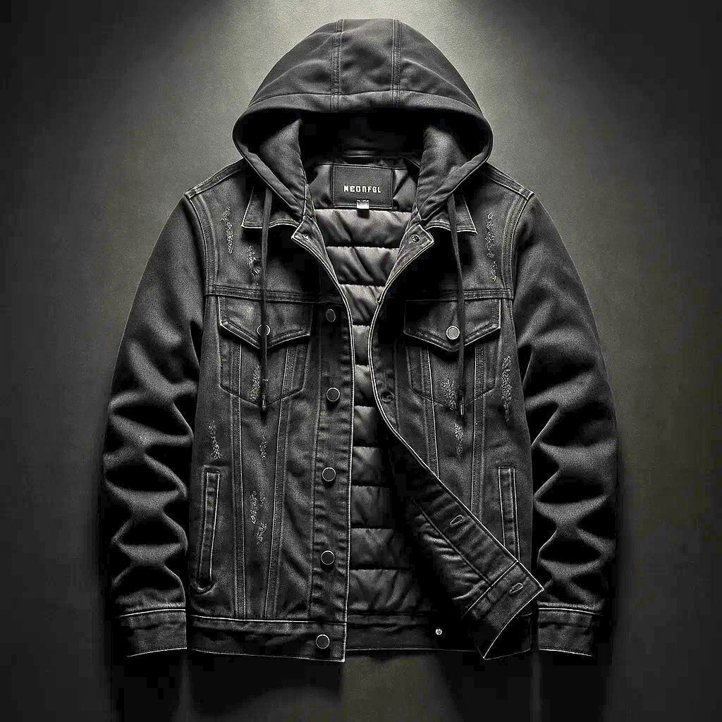 Declan | Removable-Hood Utility Jacket