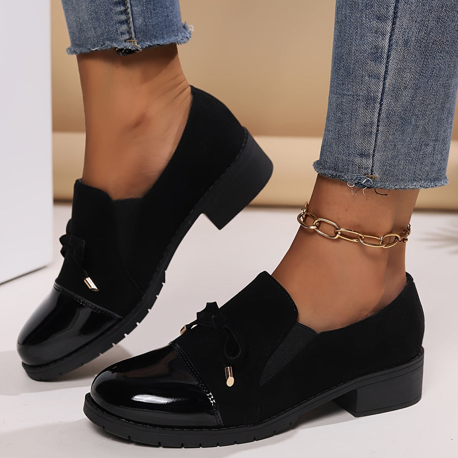Grace | Patent Cap Toe Comfort Loafers