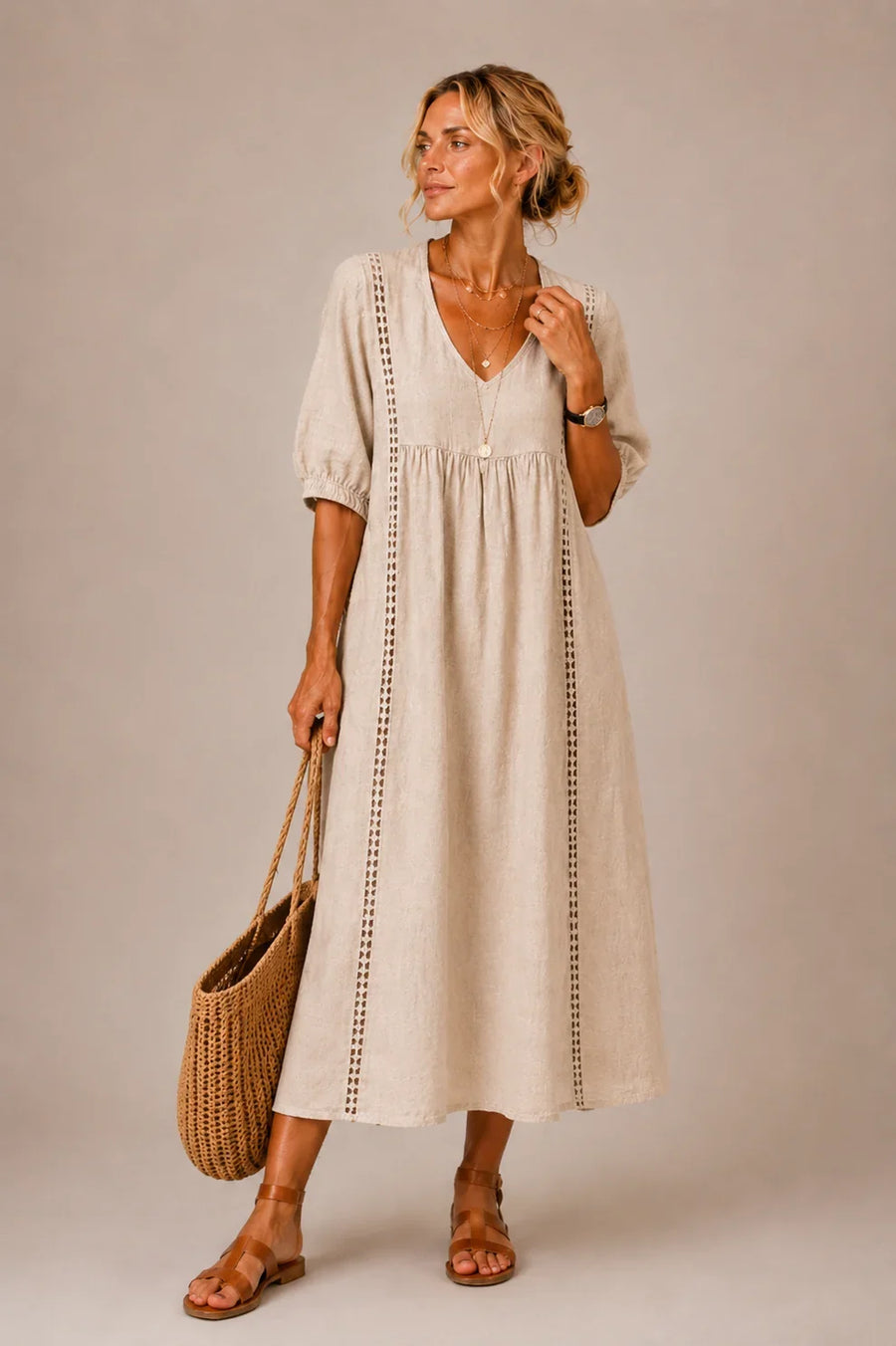 Brooklyn | Tummy-Flattering Midi Dress