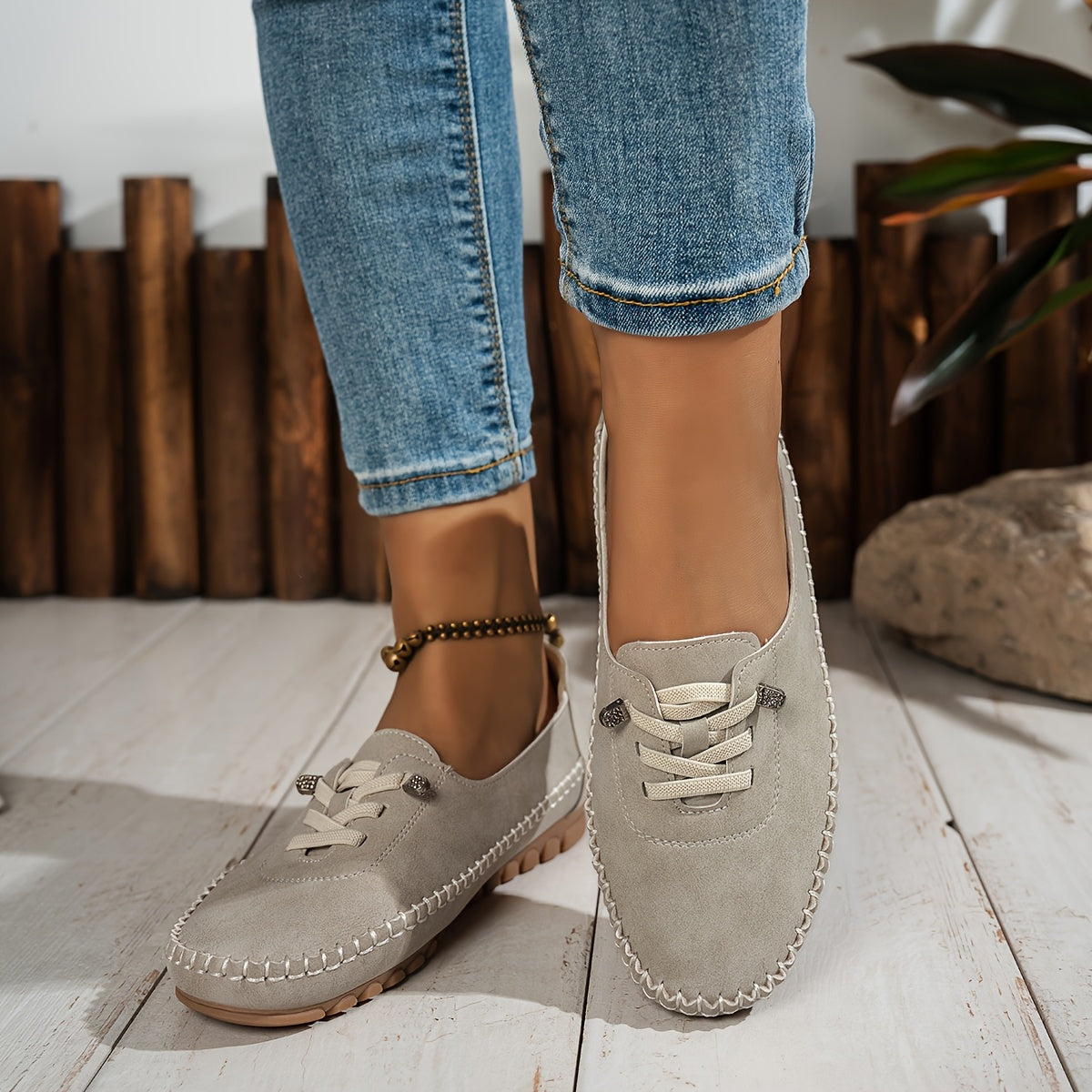 Amelie | Classic Slip-On Moccasins