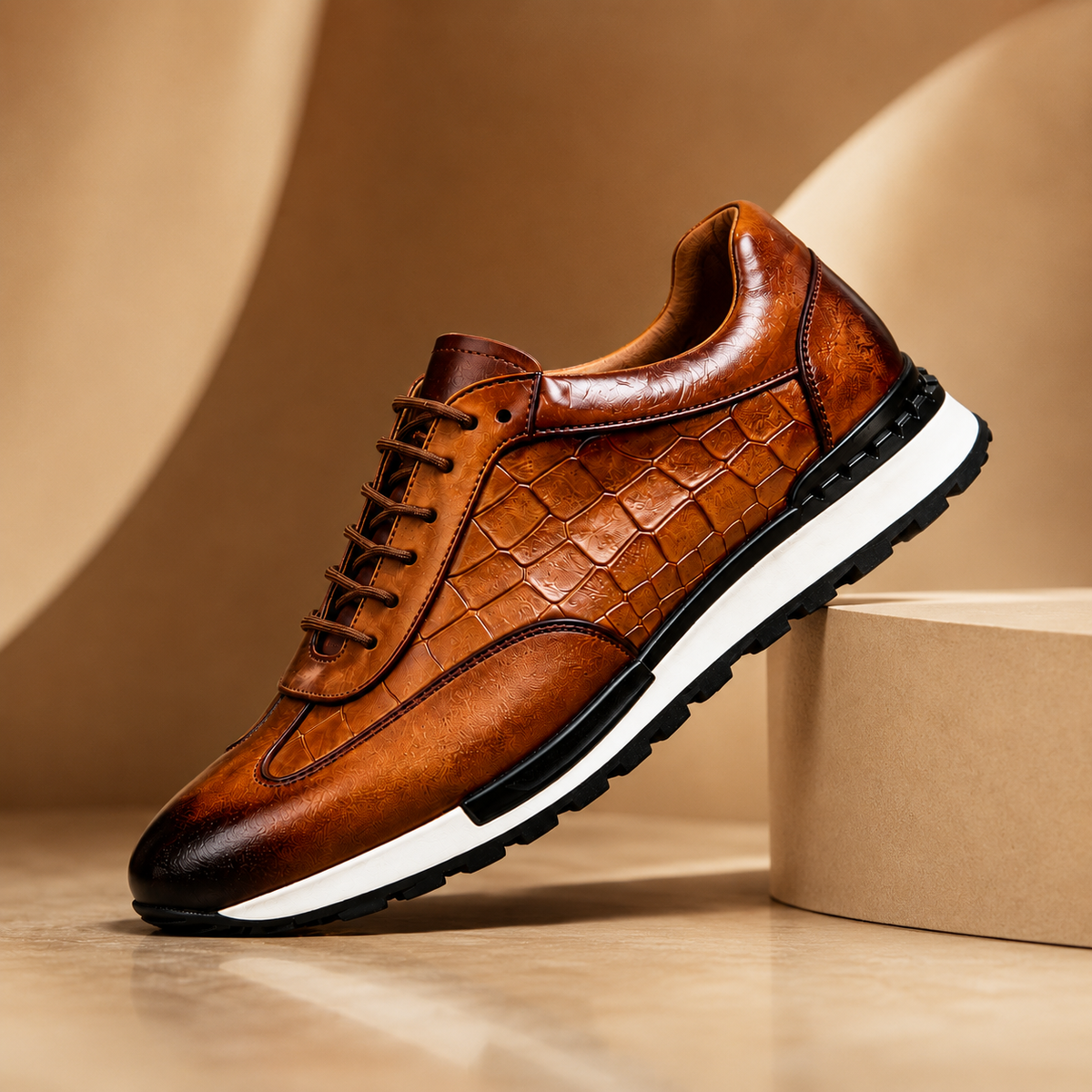 Lucian | Textured Everyday Sneakers