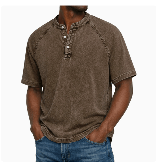 Gideon | Stand-Collar Everyday Henley