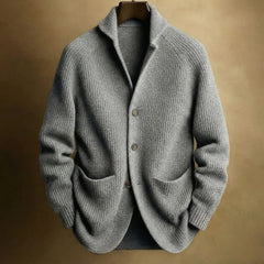 Nolan | Ribbed Button-Front Cardigan
