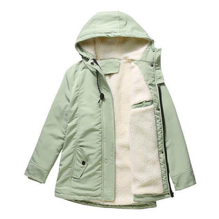 Elowyn | Hooded Zip-Front Parka Coat