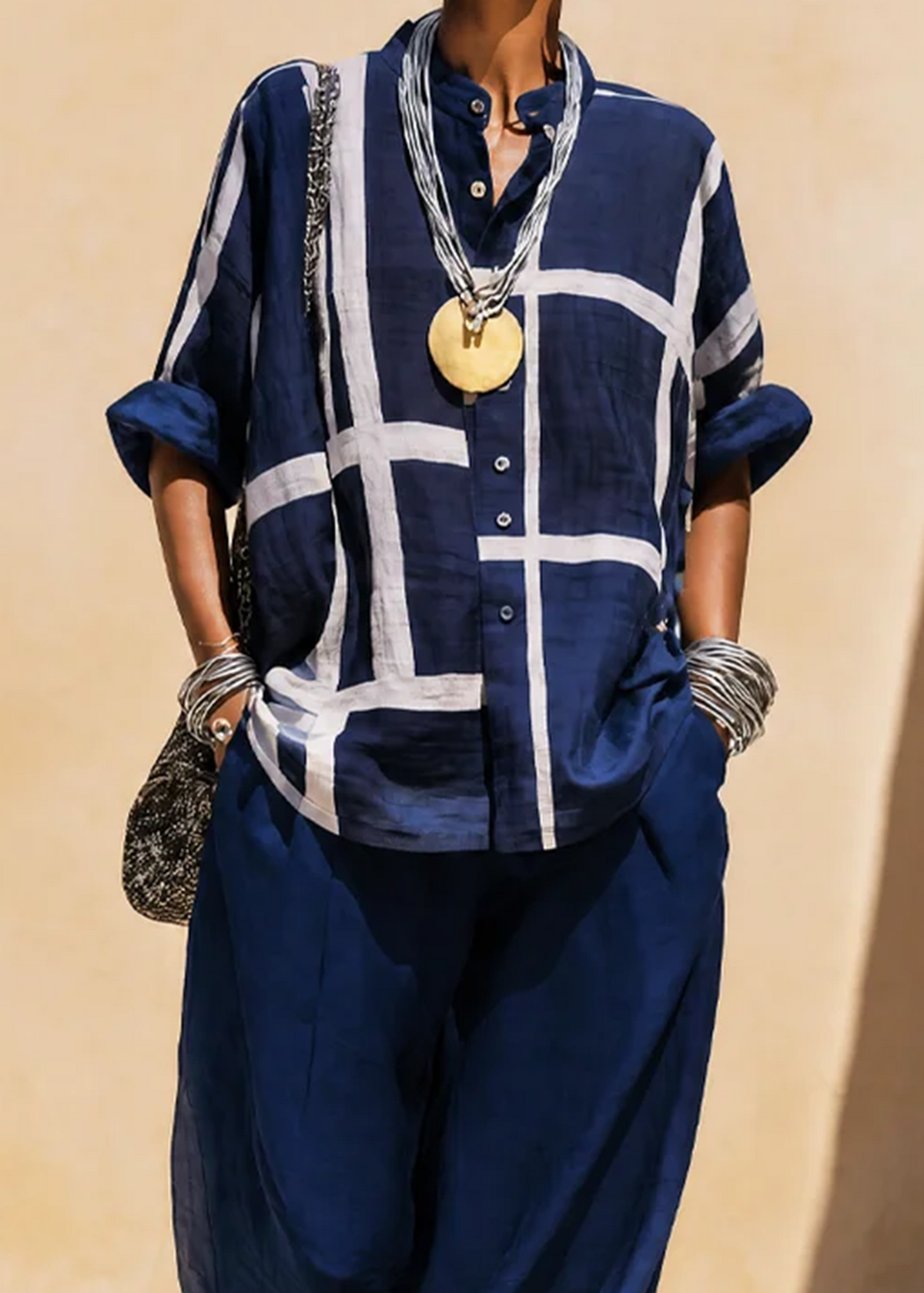 Chloe | Loose Shirt and Casual Pants Set