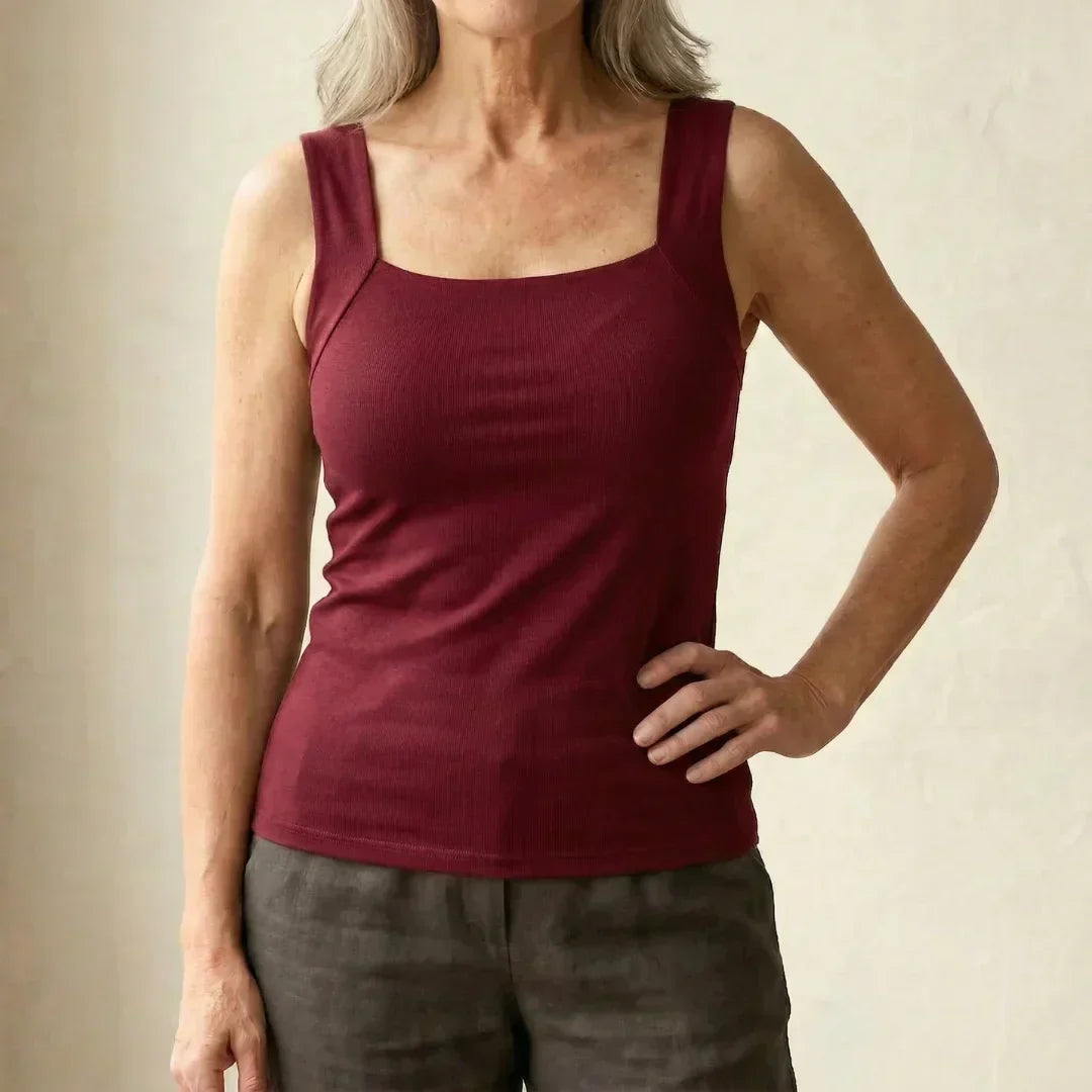 Roxanne | Built In Comfort Bra Tank Top