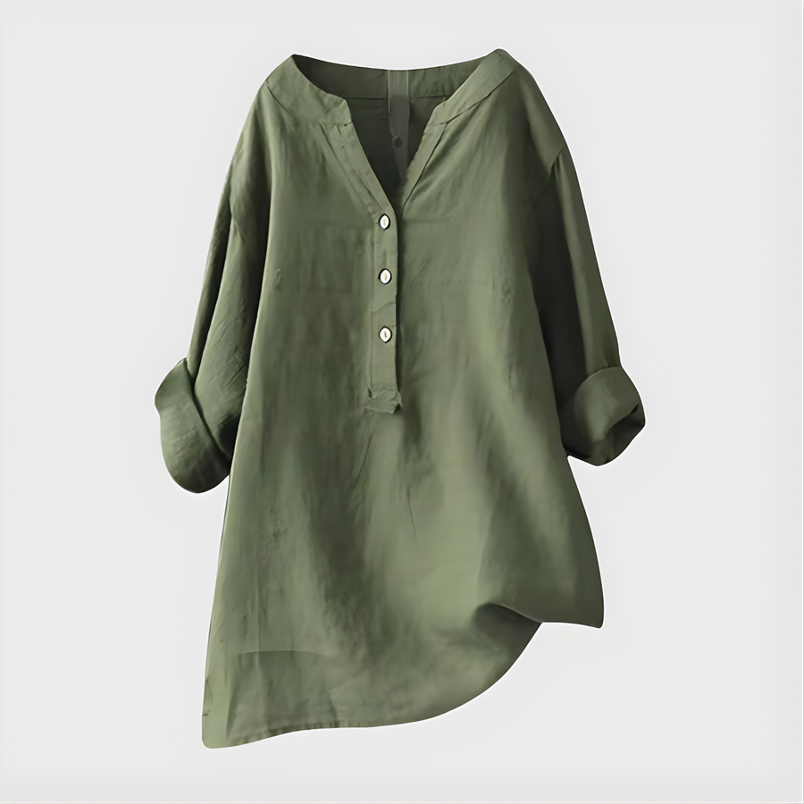 Nika | Elegant V-Neck Blouse