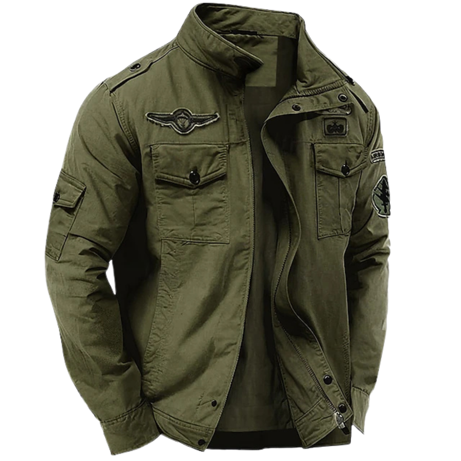 Gideon | Stand-Collar Utility Jacket