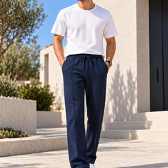 Emmett | Textured Straight-Leg Joggers