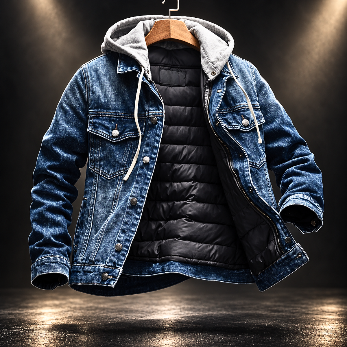 Declan | Removable-Hood Utility Jacket