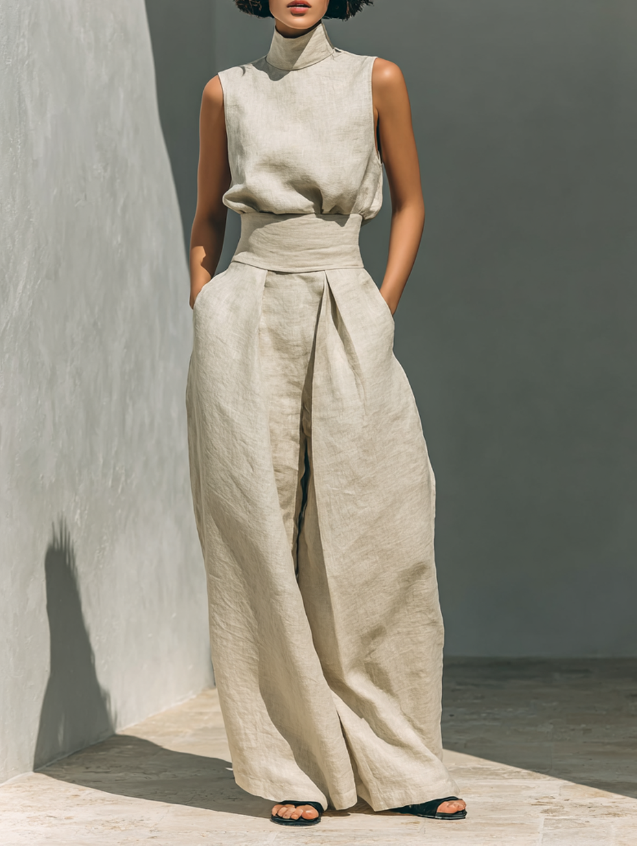Elaran | Perfectly Fitted Minimalist Tank & Pants Set