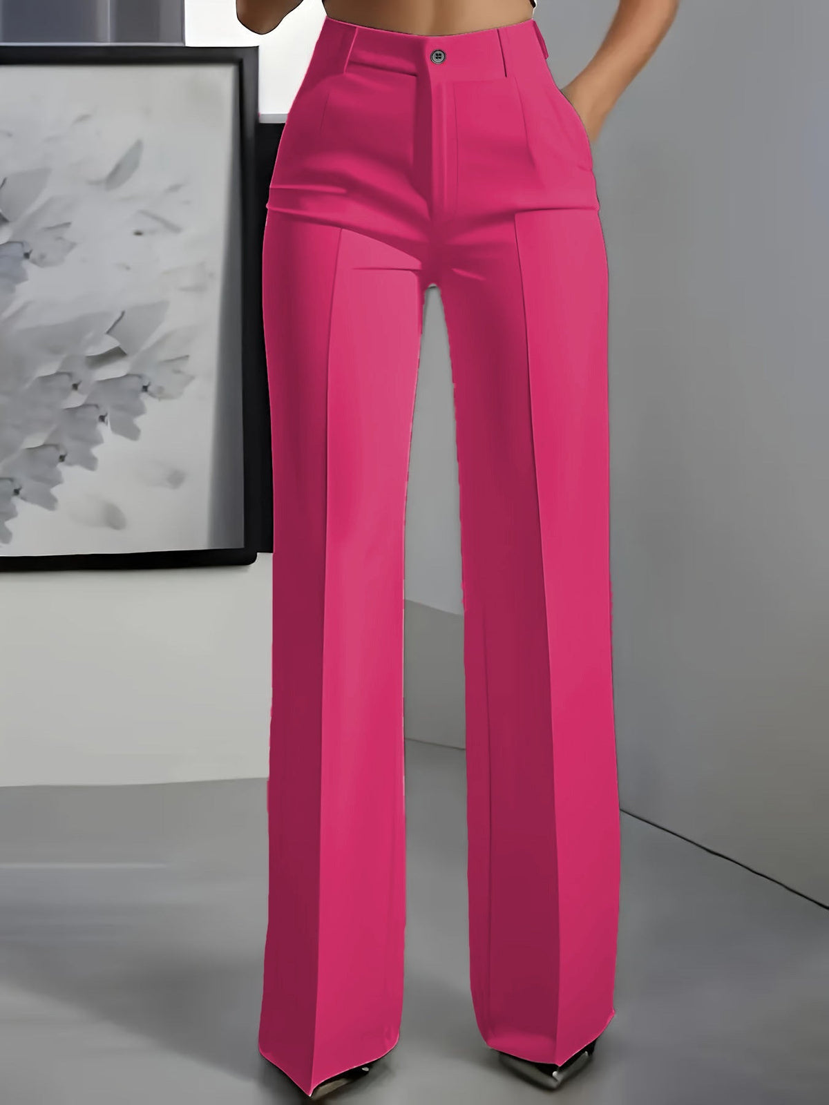 Adelynn | Effortless High Waist Stretch Pants