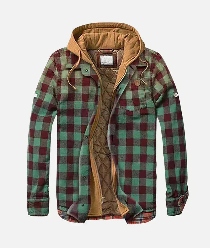 Callum | Plaid Patchwork Jacket