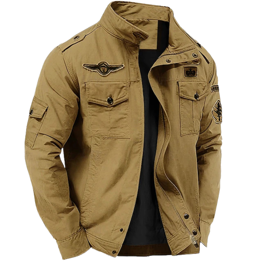 Gideon | Stand-Collar Utility Jacket