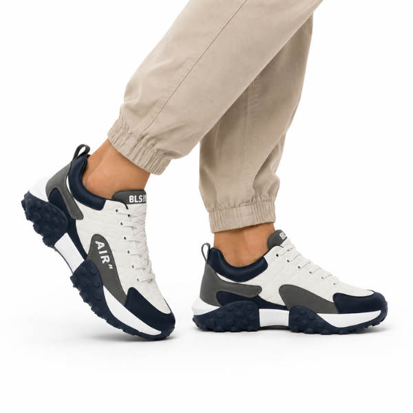 Tarek | Wide-Toe Lace-Up Walking Shoes