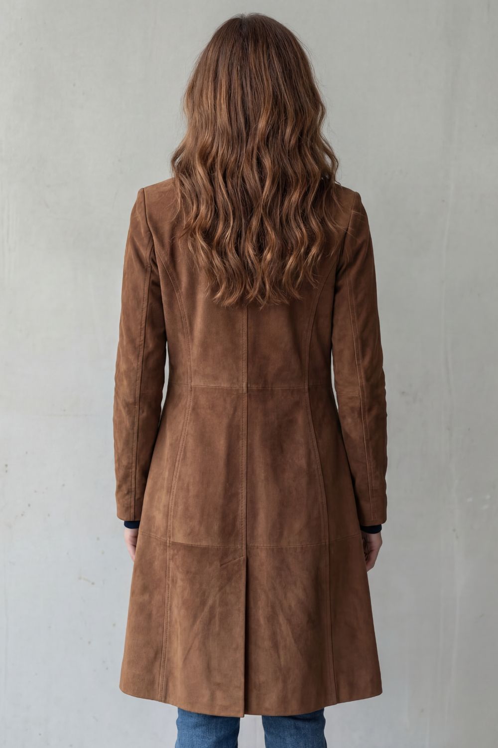 Amara | Long Button-Front A-Line Coat