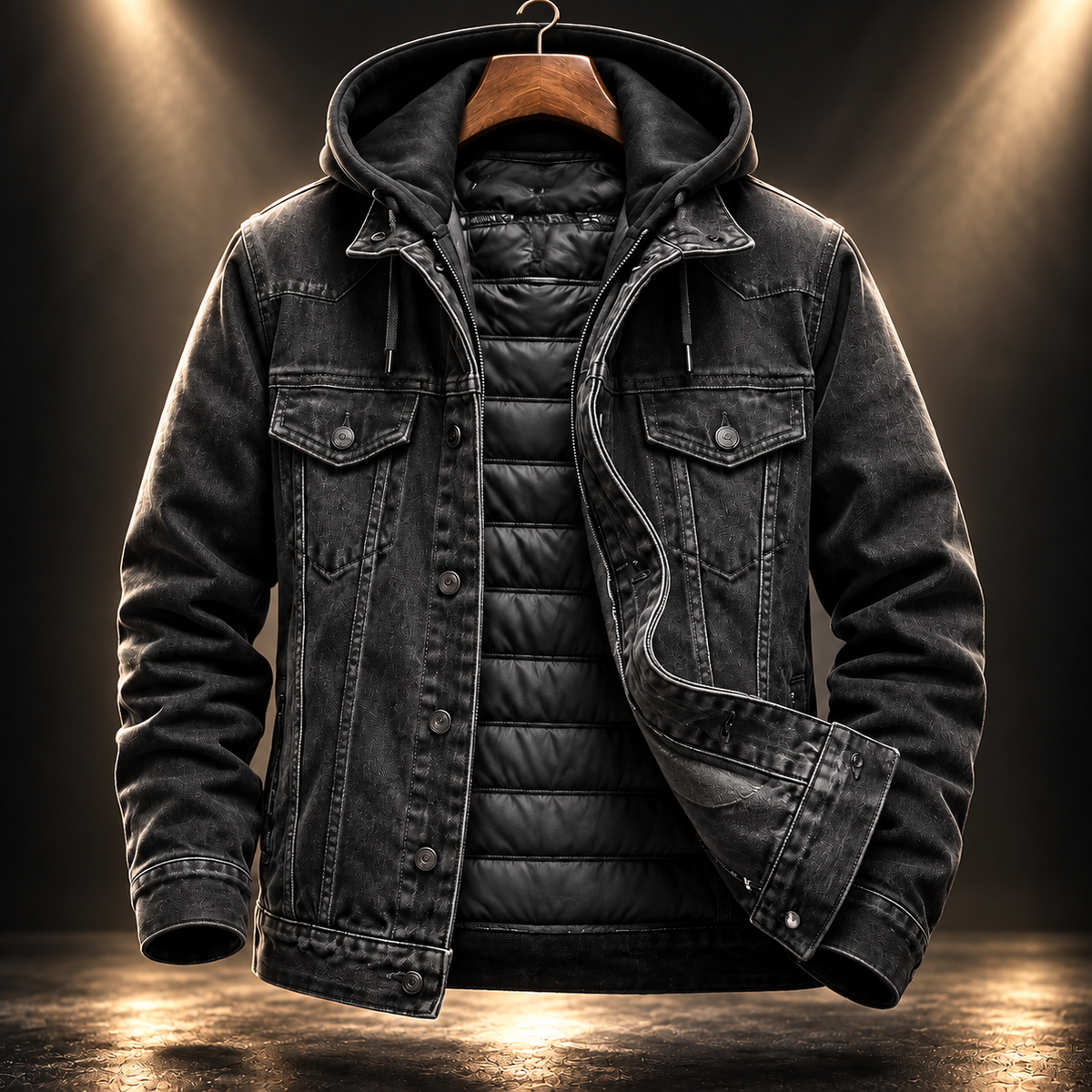 Declan | Removable-Hood Utility Jacket
