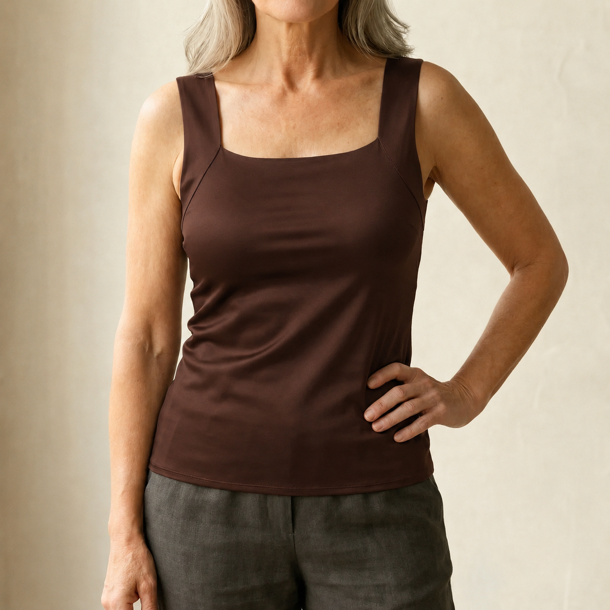 Roxanne | Built In Comfort Bra Tank Top