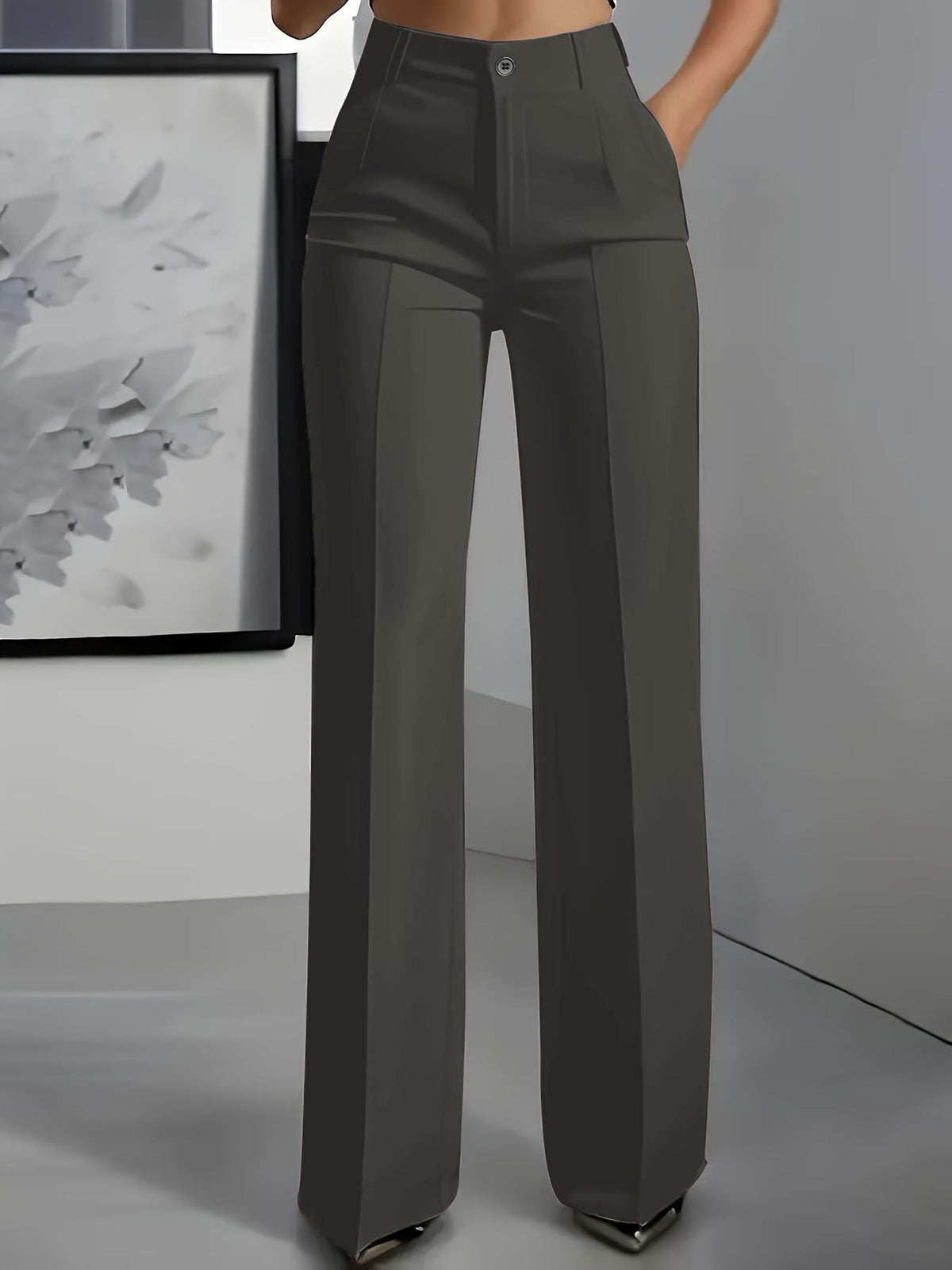 Adelynn | Effortless High Waist Stretch Pants