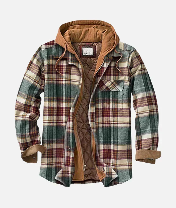 Callum | Plaid Patchwork Jacket