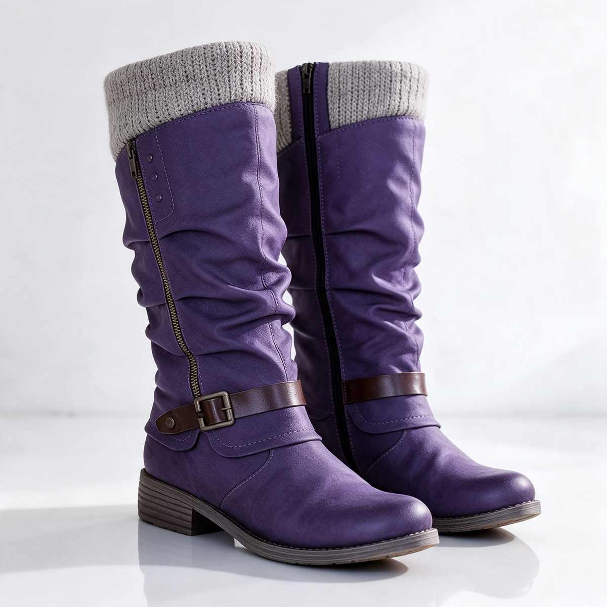 Briar | Buckle Mid-Calf Boots