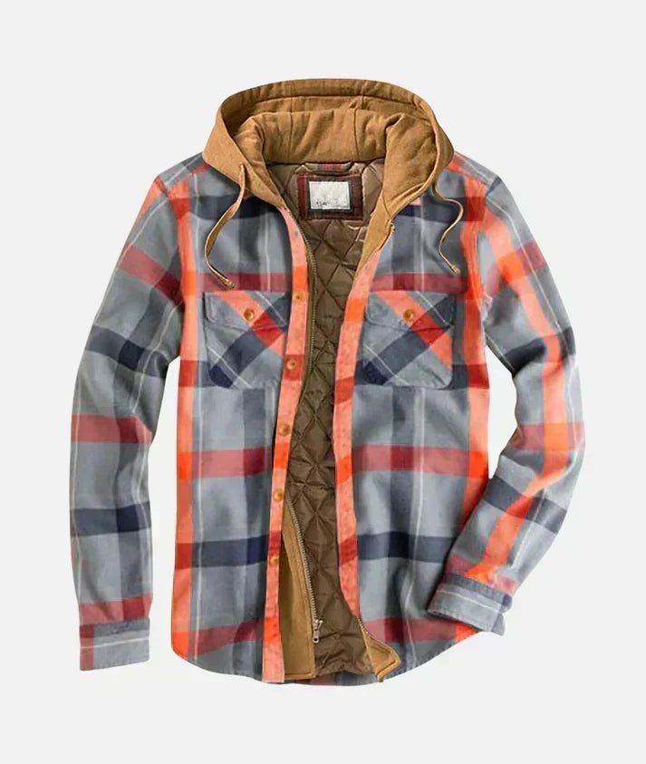 Callum | Plaid Patchwork Jacket