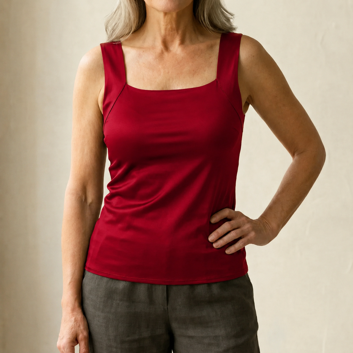 Roxanne | Built In Comfort Bra Tank Top