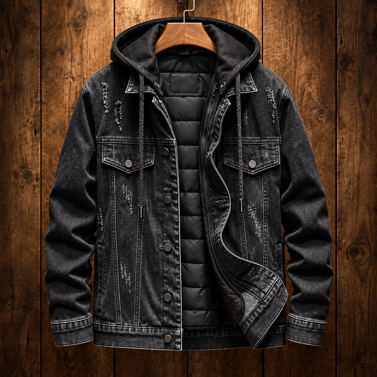 Declan | Removable-Hood Utility Jacket