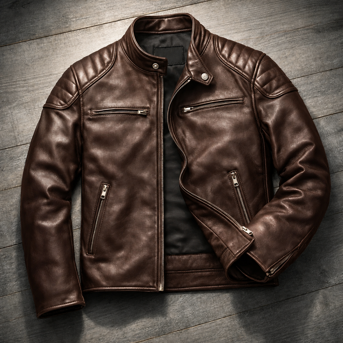 Bennett | Paneled Moto Jacket