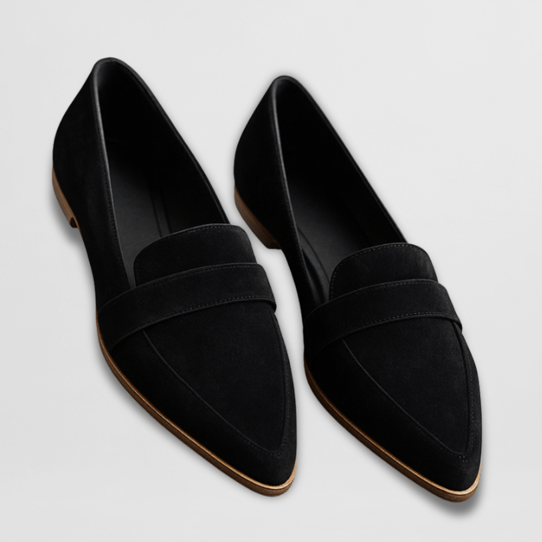 Alina | Pointed-Toe Low-Heel Loafers