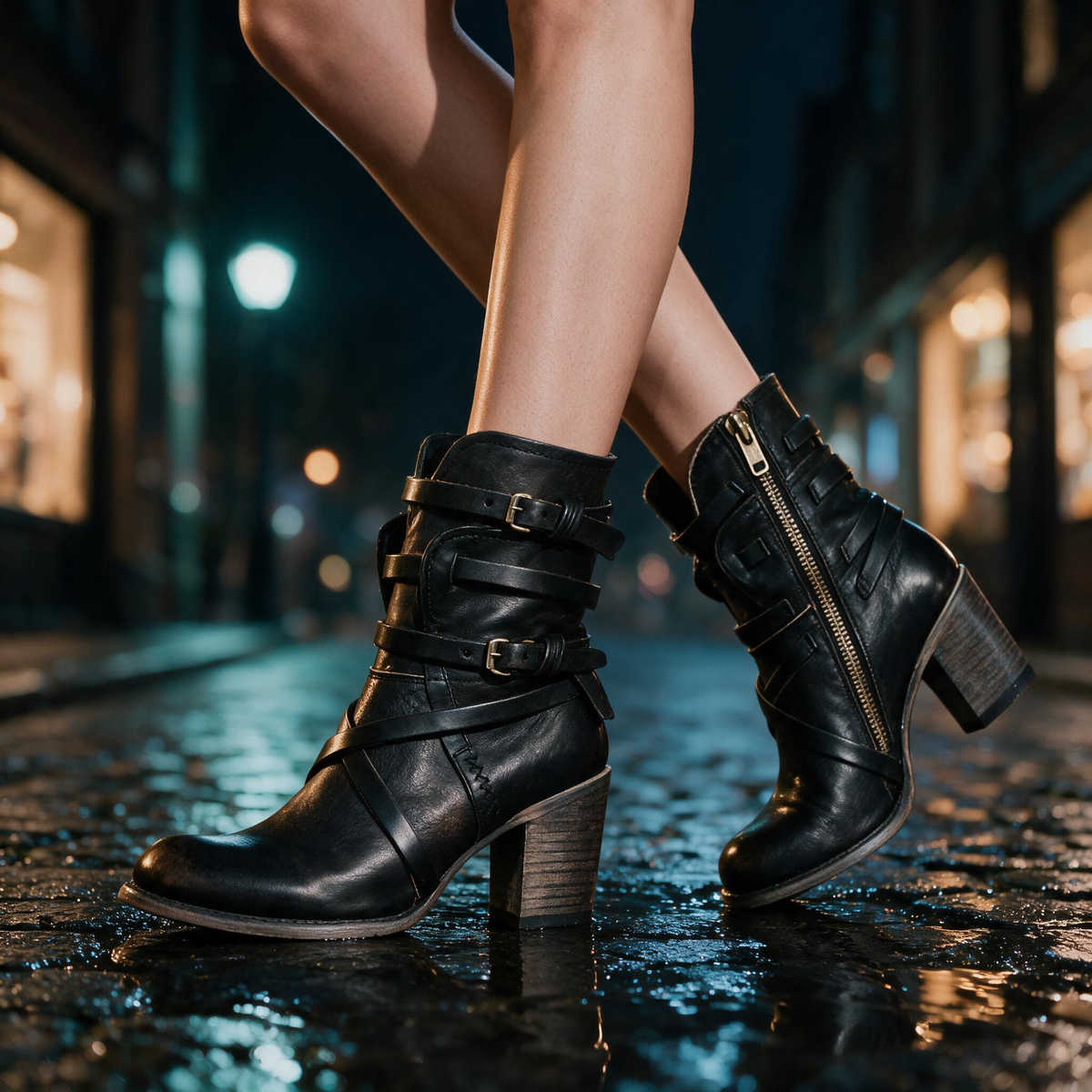 Seraphina | Buckle Mid-Calf Boots