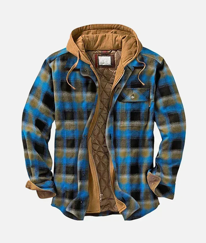 Callum | Plaid Patchwork Jacket