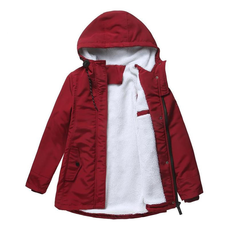 Elowyn | Hooded Zip-Front Parka Coat