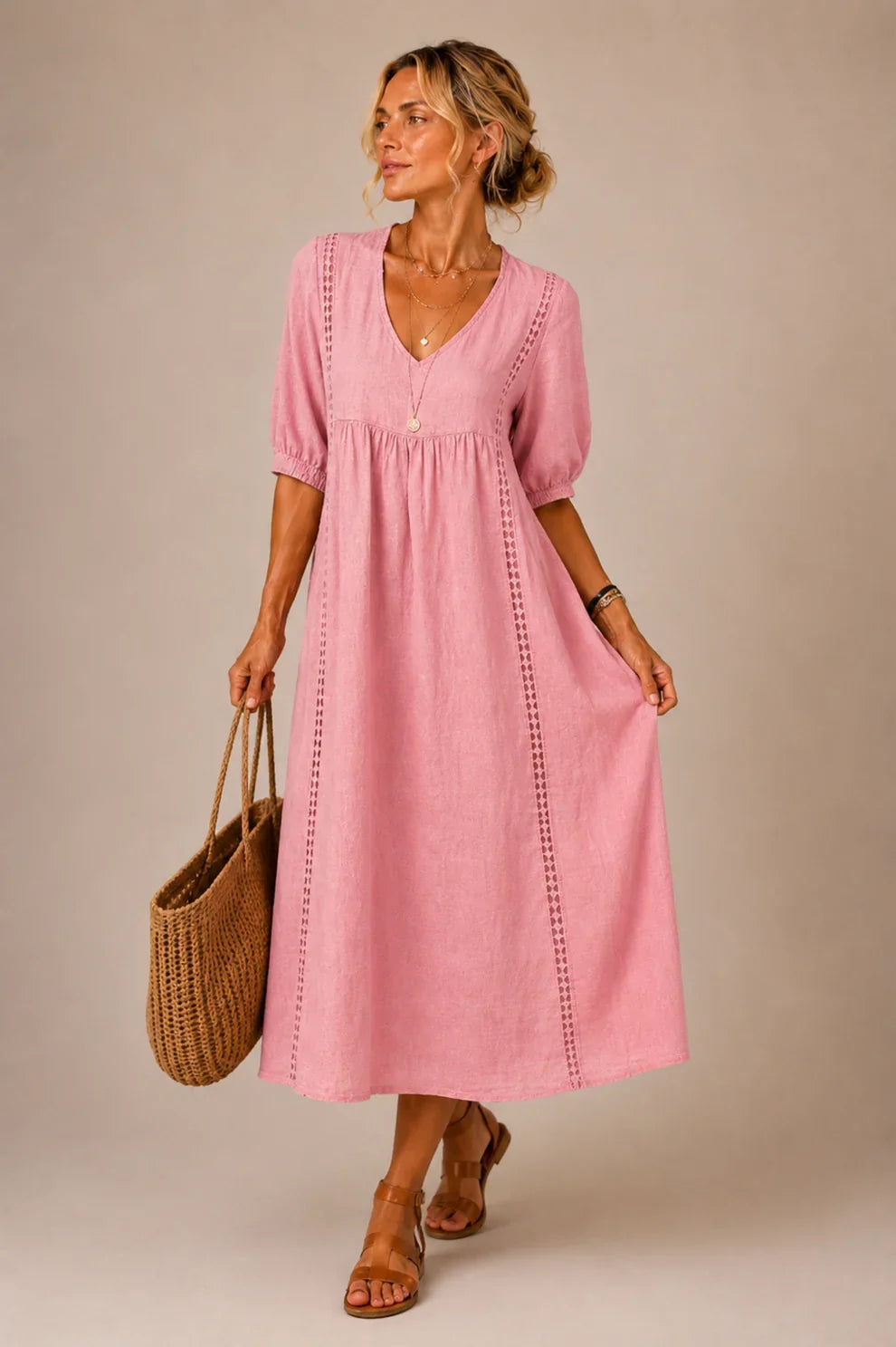 Brooklyn | Tummy-Flattering Midi Dress